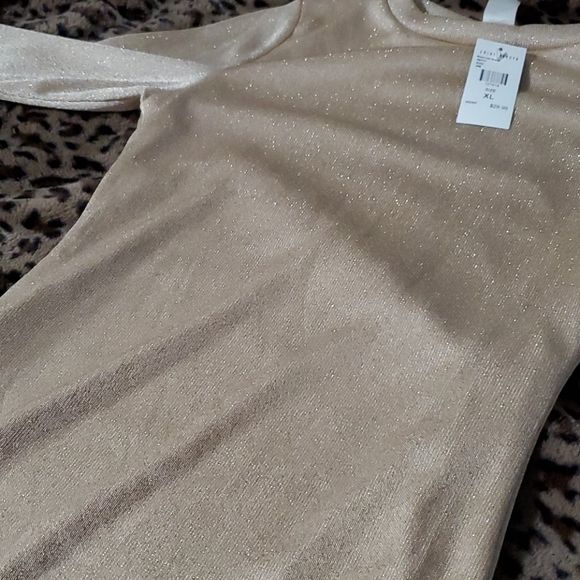 Fashion Nova Gold Dress - Picture 3 of 3